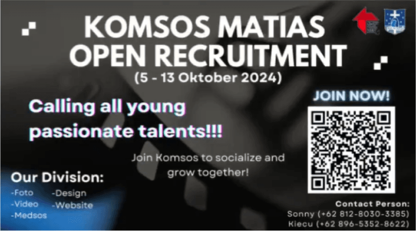 Open Recruitment KOMSOS MATIAS