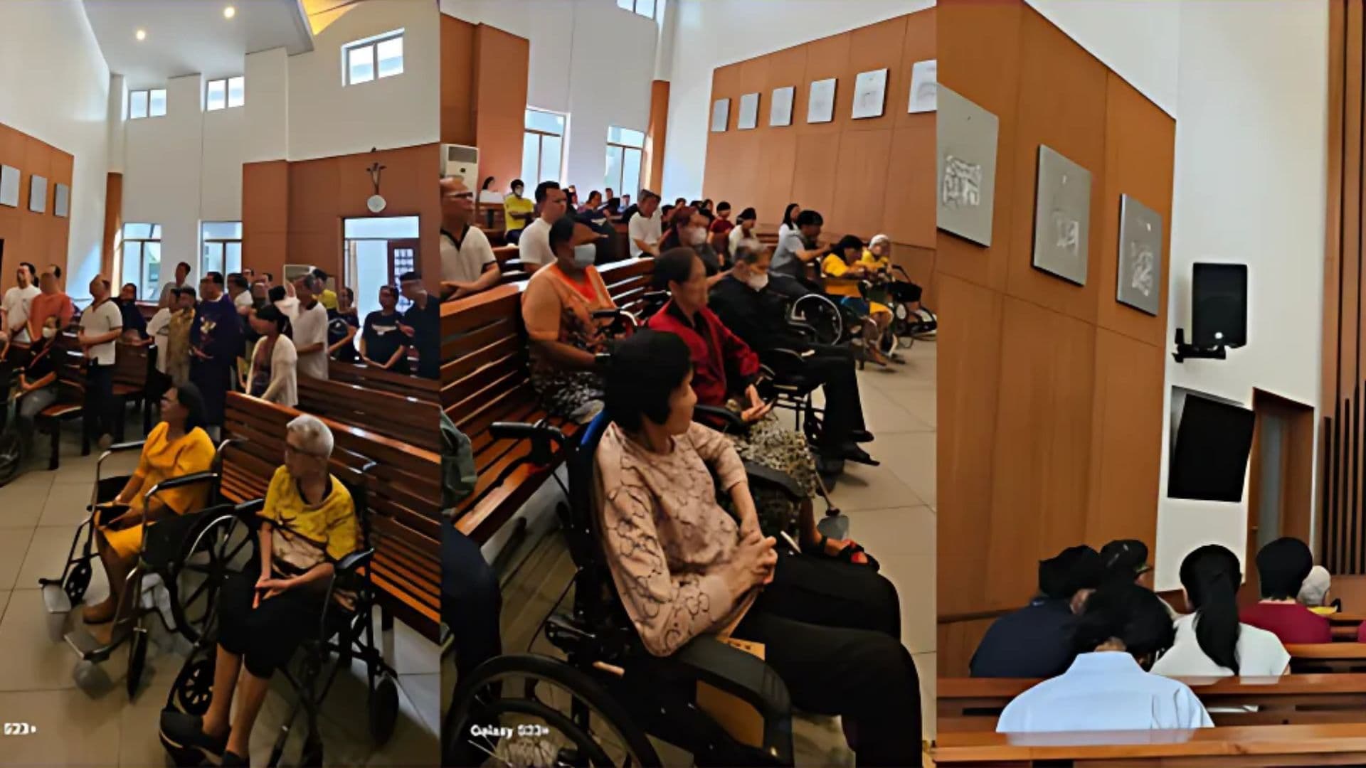 Misa Umat Berkebutuhan Khusus, Sabtu (8/3/2025) di Kapel Yohanes Paulus II, Paroki Kosambi Baru. (Dok. Pribadi) (Megia Susilo)
